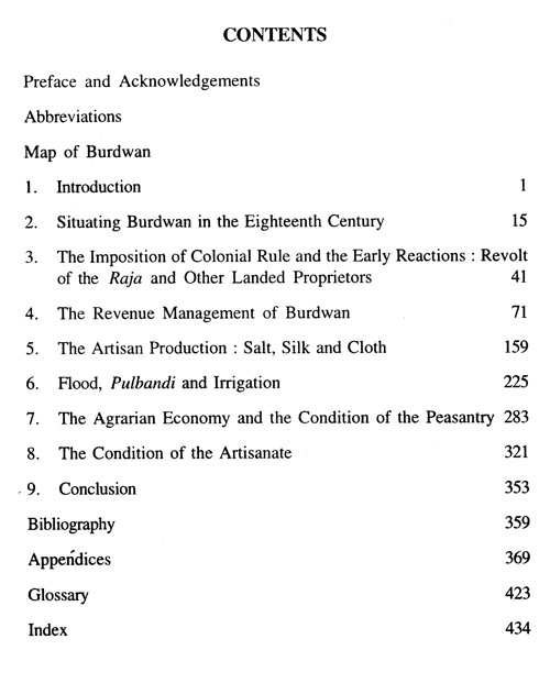 The Early Colonial Interaction in a Bengal Zamindari: Burdwan at the Crossroads